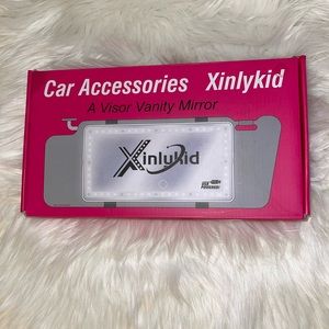 Car accessory visor, vanity mirror